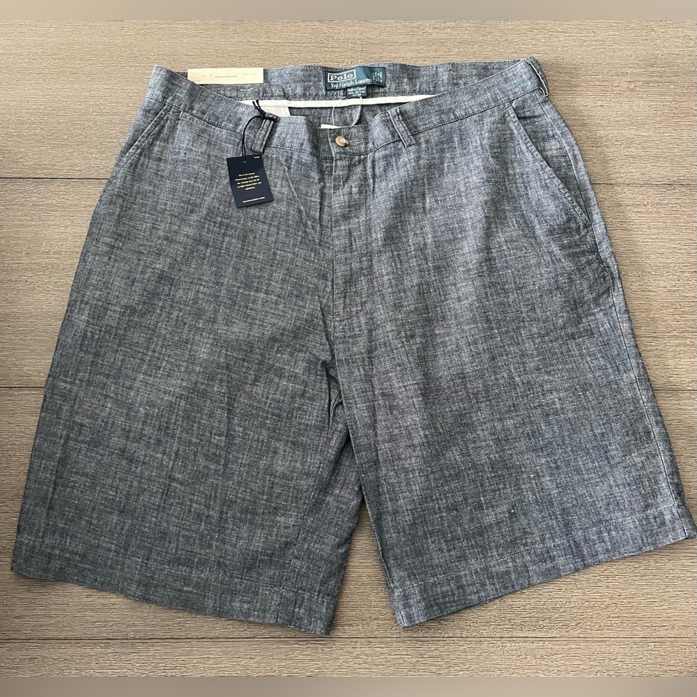 Men’s Polo Ralph Lauren Shorts Size 36 Chambray NWT